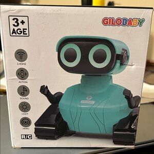 GILOBABY Teal Robot Toy